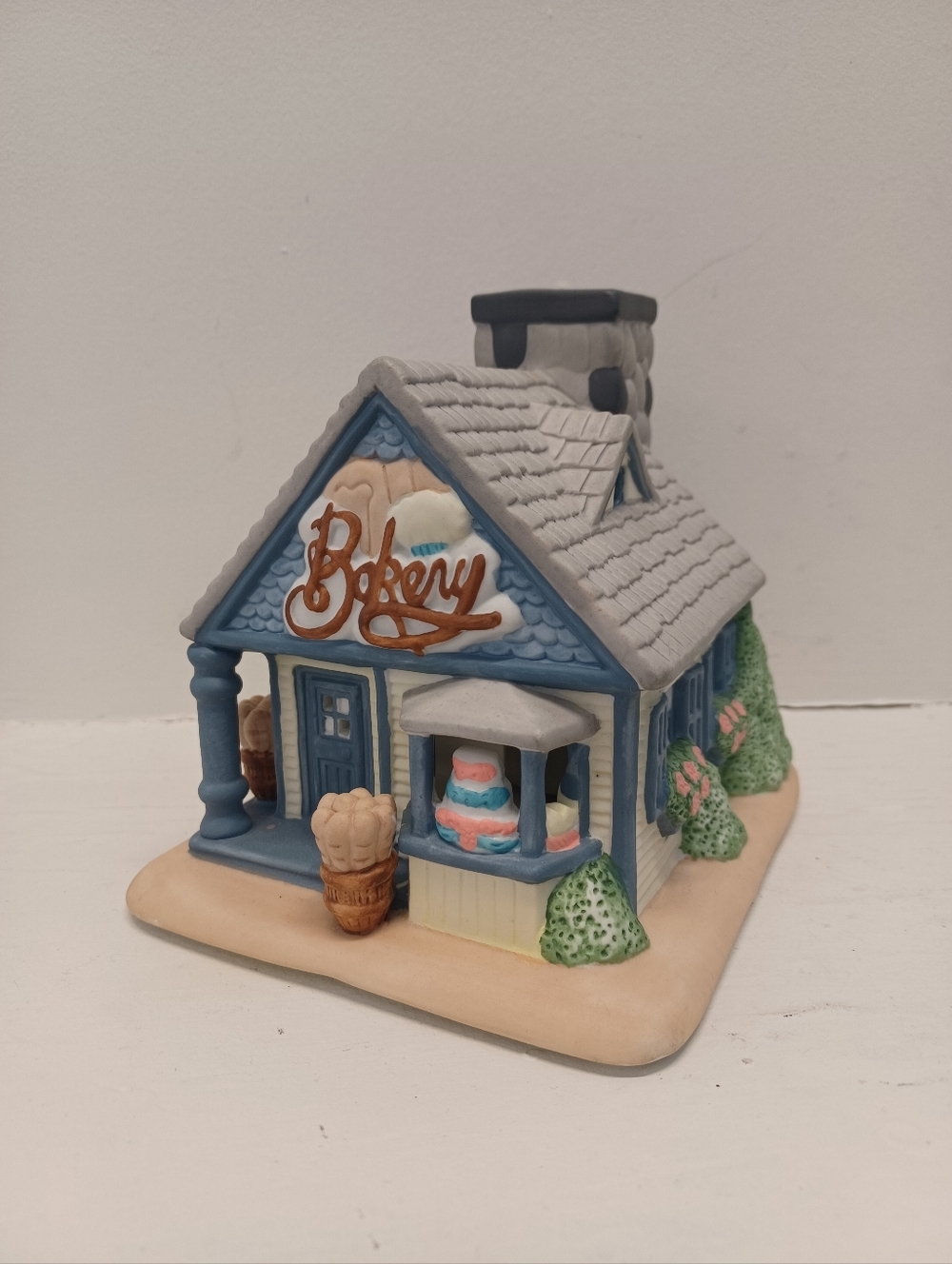 PartyLite Bakery Tea Light Candle Holder Rustic Country Porcelain Home Decor